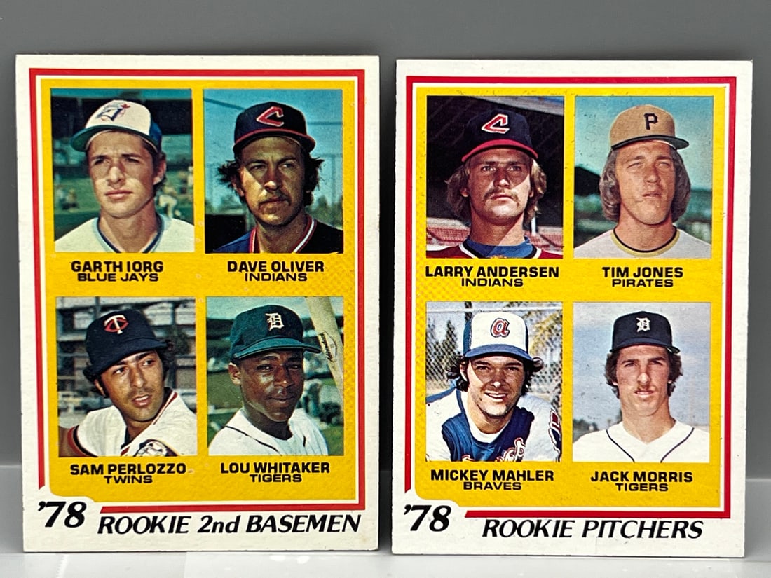 1978 Topps Lou Whittaker RC #704 & Jack Morris RC #703 (1 of 2)