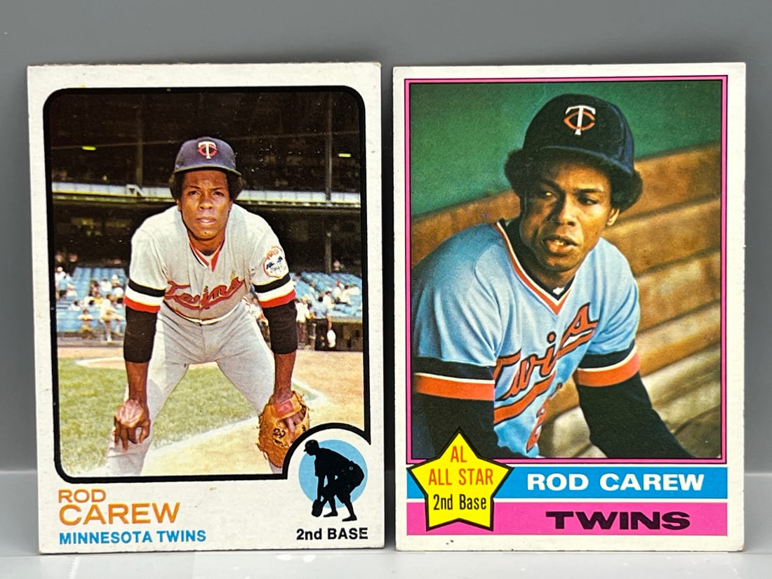 1973 & 1976 Topps Rod Carew #330 & #400 (1 of 2)