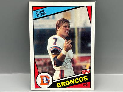 1984 Topps John Elway RC #63: 1984 Topps John Elway RC #63