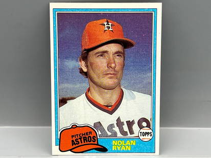 1981 Topps Nolan Ryan #240: 1981 Topps Nolan Ryan #240