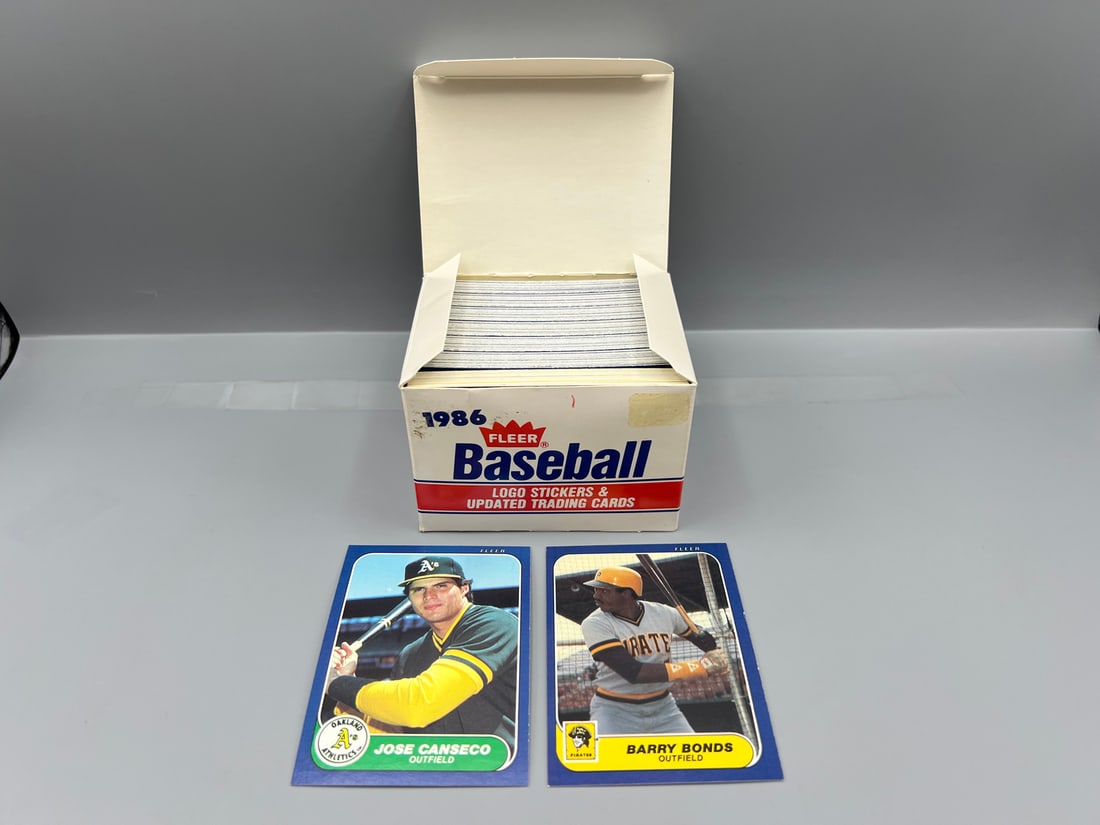 1986 Fleer Update Baseball Complete Set W/ Jose Canseco RC & Barry Bonds RC (1 of 3)