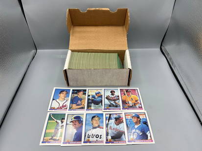 Box of (350+) 1991 Bowman Baseball Cards W/ Stars - Varying Conditions: Box of (350+) 1991 Bowman Baseball Cards W/ Stars - Varying Conditions