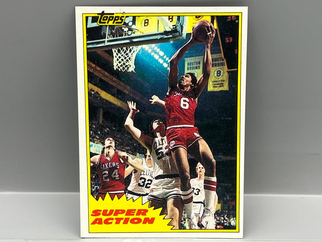 1981 Topps Julius Erving Super Action #104 (1 of 2)