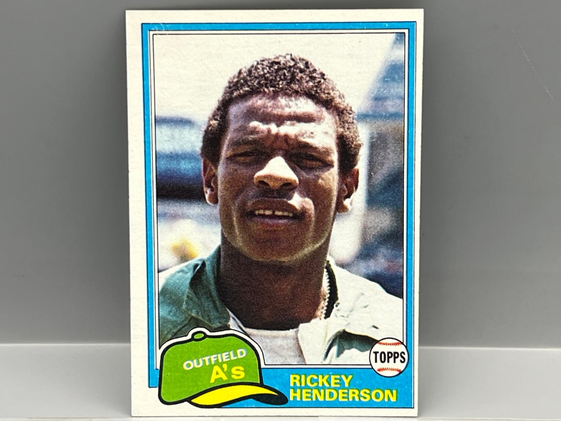 1981 Topps Rickey Henderson 2nd Year #261 (1 of 2)