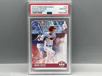 2018 Panini Diamond Kings Shohei Ohtani Facing Right Variation RC #76 PSA Gem Mint 10