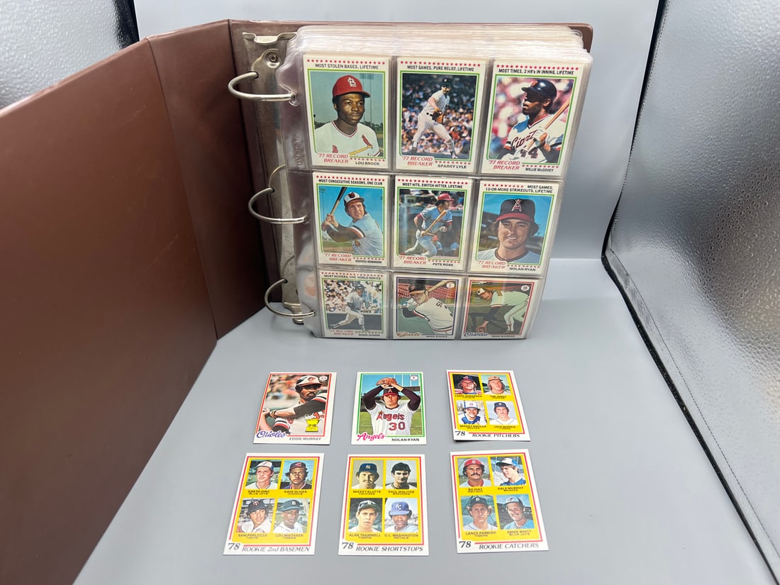 1978 Topps Baseball Complete Set In Binder - Eddie Murray RC, Molitor/Trammell RC, Lou Whitaker RC, (1 of 12)