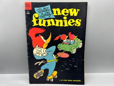 Walter Lantz New Funnies #209 - Al Rosen Wheaties Ad On Back Cover