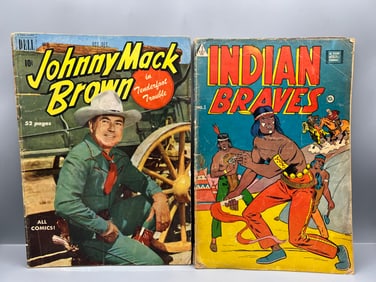 Johnny Mack Brown #2 & Indian Braves Reprint #1