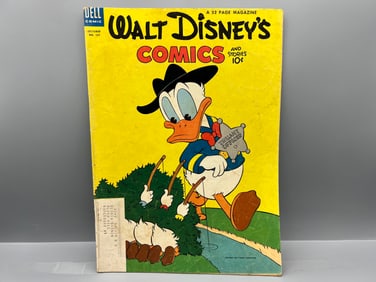 Walt Disney's Comics And Stories #157 - Robin Roberts Wheaties Ad On Back Cover