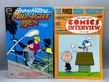 Midnight Men #1 & Comics Interview #47
