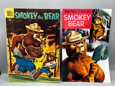 Dell Four Color #708 Smokey The Bear & The True Story of Smokey Bear Promotional Comic