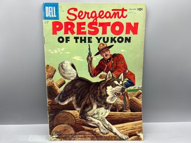 Sergeant Preston of The Yukon #18 - Origin of Yukon King - Last Painted Issue