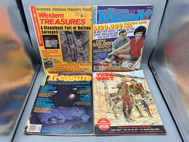 Lot of (4) Assorted Vintage Treasure Hunting Magazines
