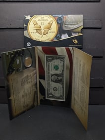 Code Talkers 2016 American $1 Coin & Currency Set in OGP w/ COA , the 2013 FRN is a low S.N.