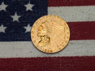 1928 Indian Head $2.50 GOLD Quarter Eagle