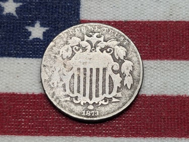 1873 Shield Nickel *VG**