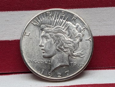 1927 Peace Silver Dollar