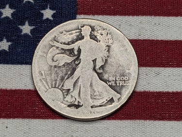 1916 Walking Liberty Half Dollar **AVERAGE CIRC** Key Date