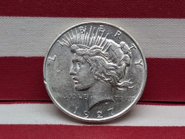 1927-D Peace Silver Dollar