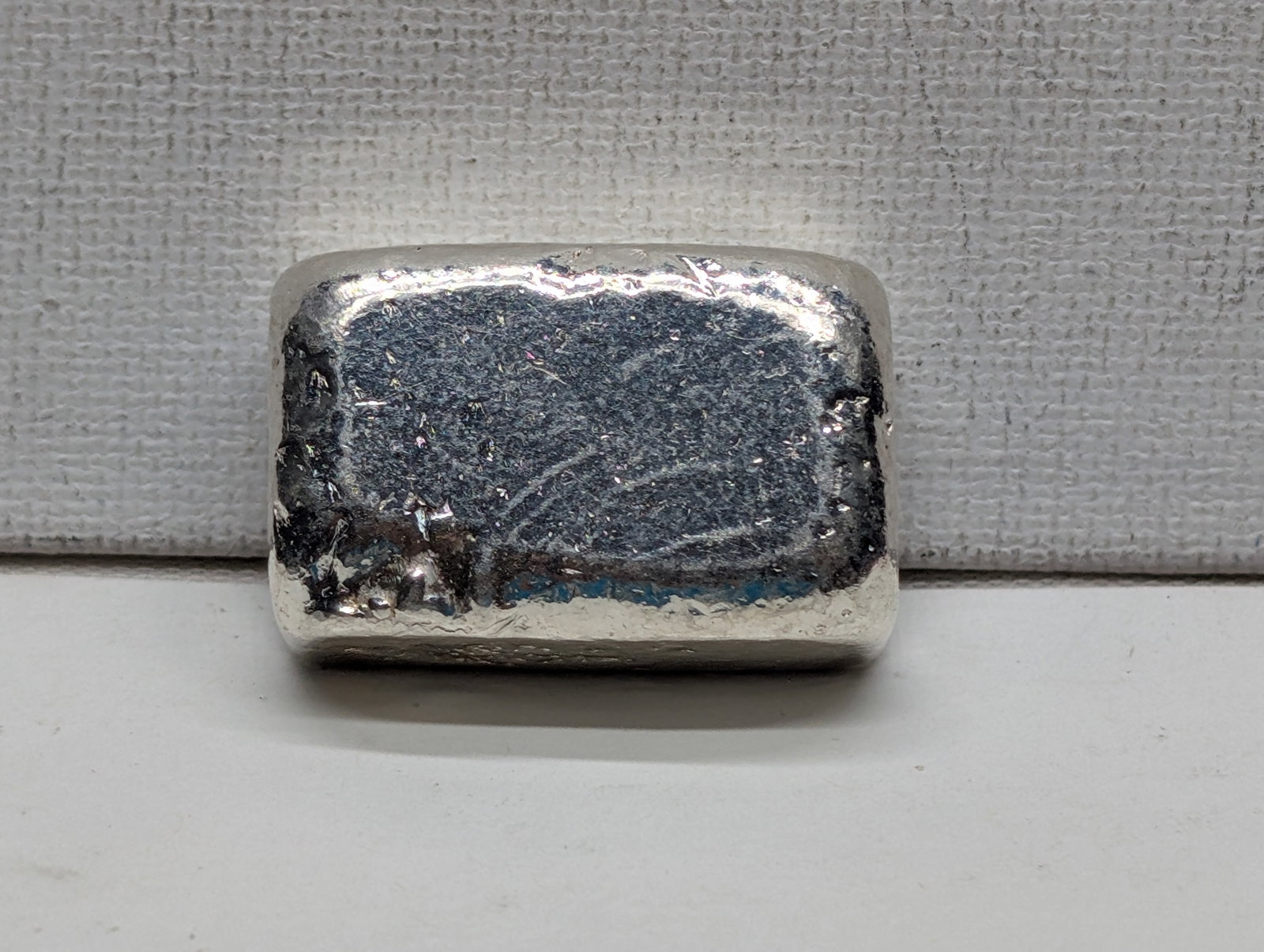 2 Troy Oz. .999 FINE SILVER Monarch Precious Metals Hand Poured Bullion Piece: 2 Troy Oz. .999 FINE SILVER Monarch Precious Metals Hand Poured Bullion Piece