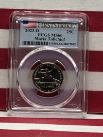 2023-D Maria Tallchief Quarter - PCGS MS66 *First Strike*