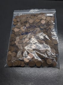 Bag of 1,000 Lincoln Wheat Cents