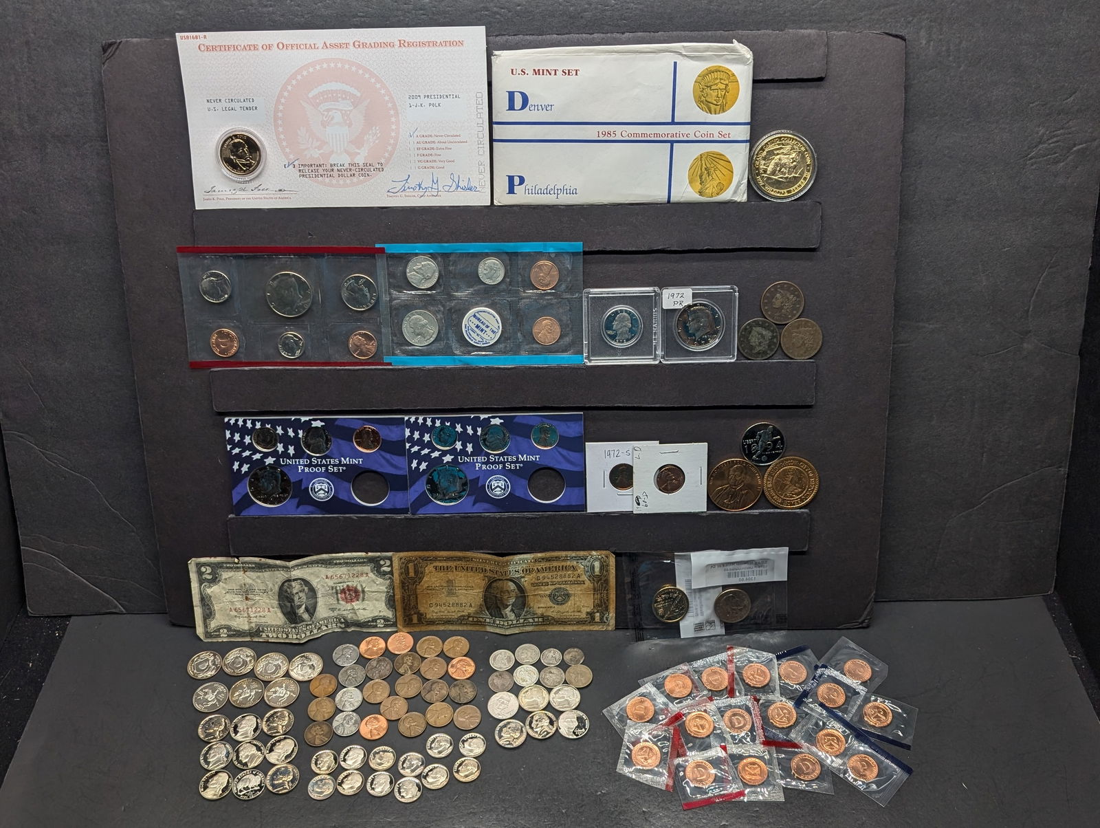 MASSIVE!! Grab Bag of Various Vintage & Modern U.S. Coins, Currency & Tokens (1 of 20)