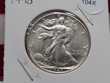 1943 Walking Liberty Half Dollar