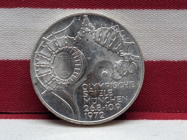 1972-F Germany 10 Silver Marks