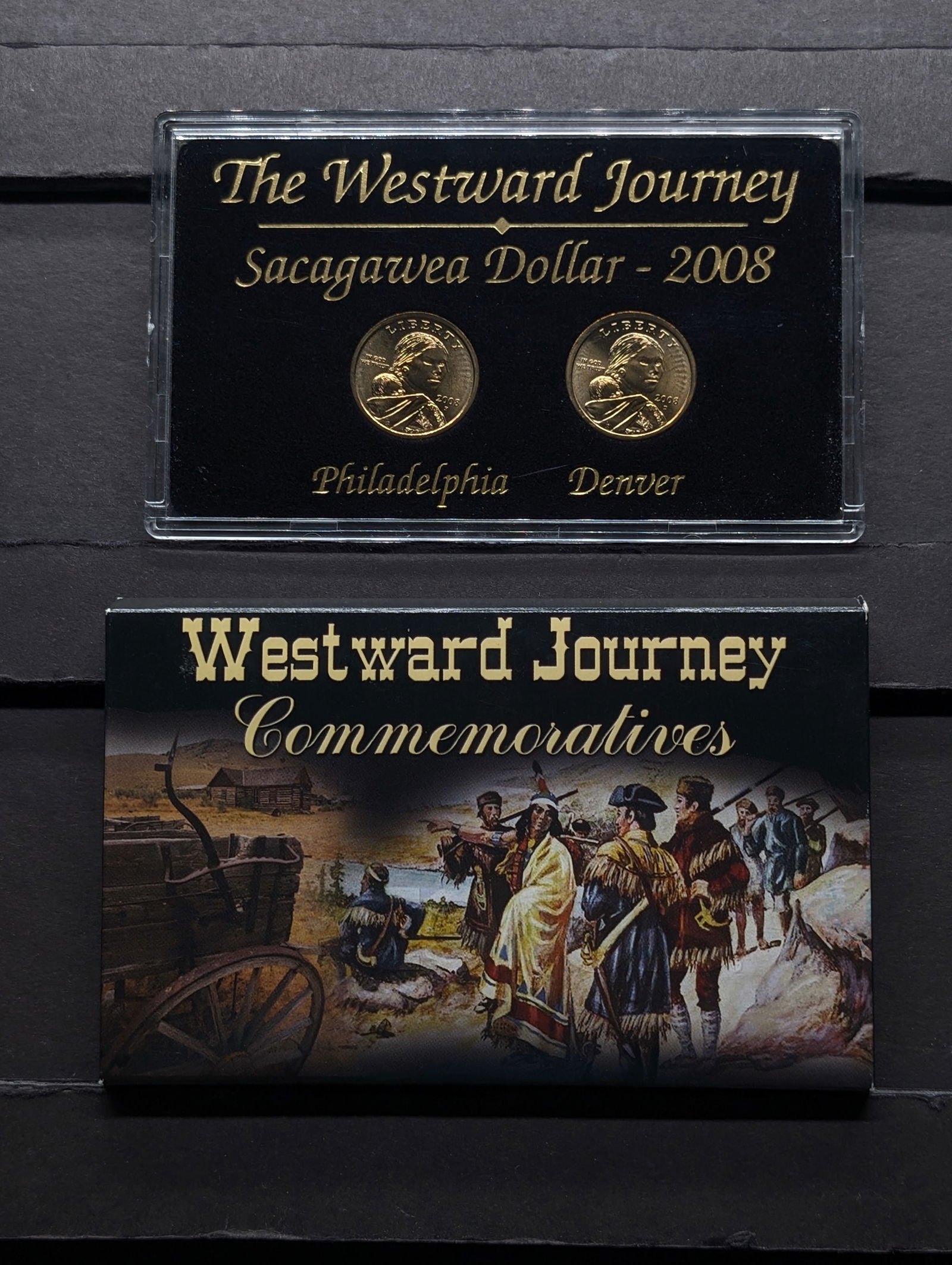 Westward Journey - 2008 P&D Sacagawea Dollar Collection (2 Coins) (1 of 3)