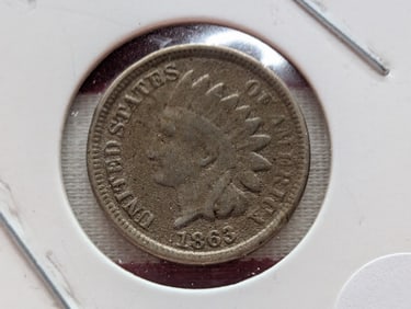 1863 Indian Head Cent
