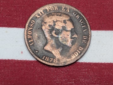 1878 Spain 10 Centimos