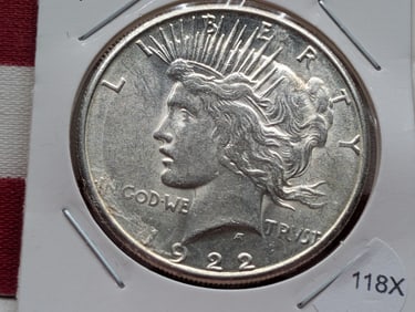 1922-S Peace Dollar