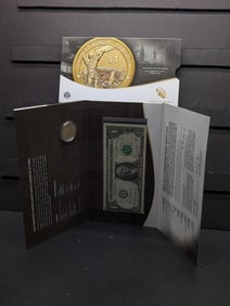 Mohawk Ironworkers 2015-W American $1 Coin & 2013 Currency Set in OGP w/ COA