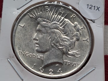 1924 Peace Dollar