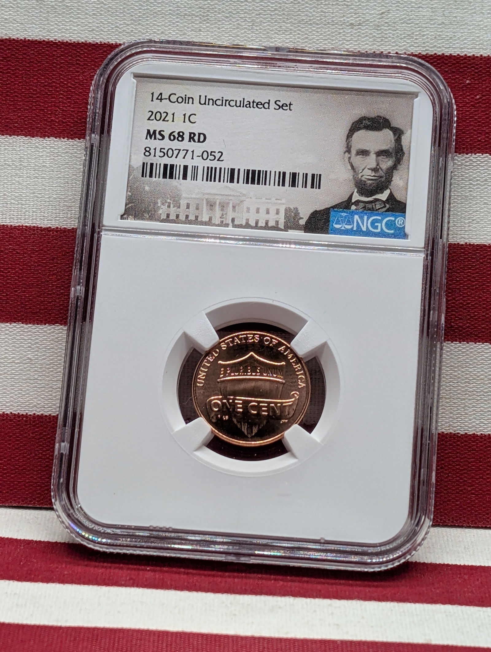 2021 Lincoln Shield Cent - NGC MS68 RD (1 of 3)