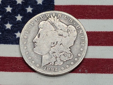 **VG** 1892-S Morgan Silver Dollar