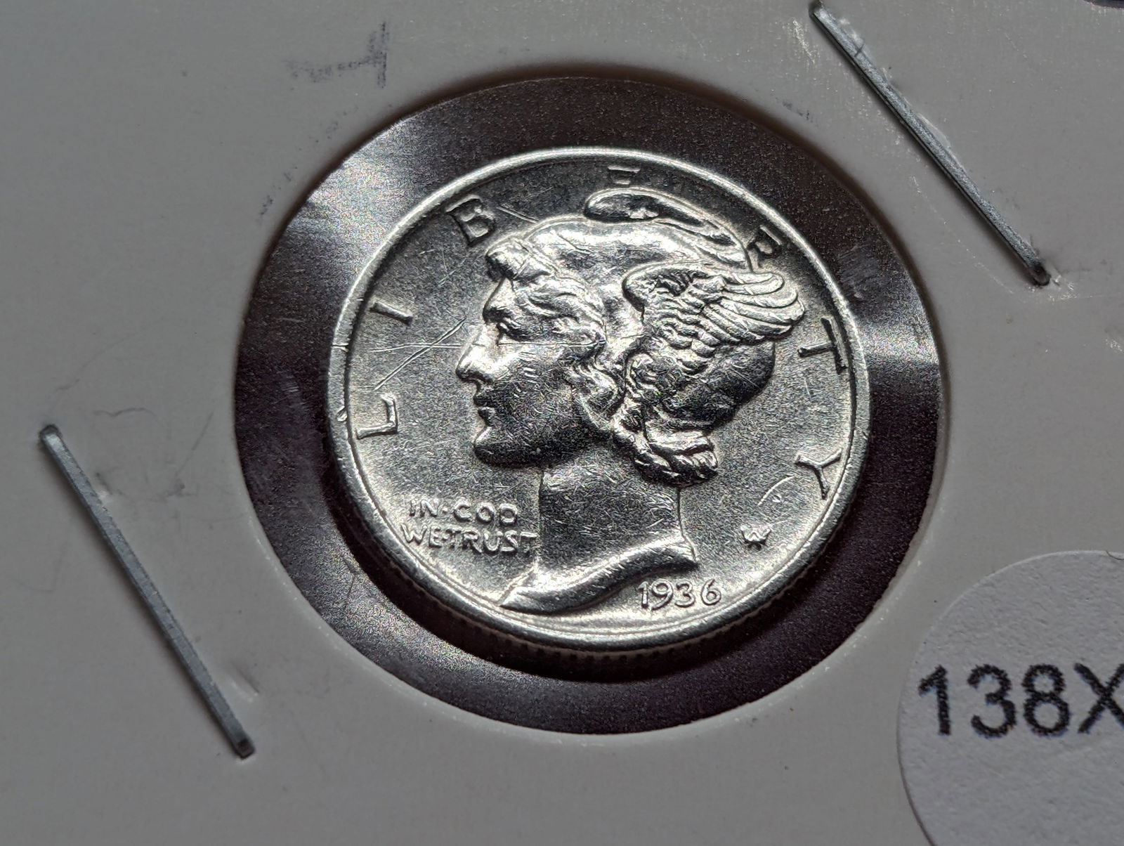 1936 Mercury Dime, Uncirculated (1 of 3)