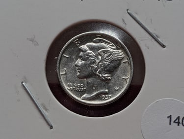 1937-S Mercury Dime, Uncirculated