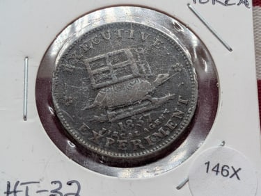 1837 Hard Times Token