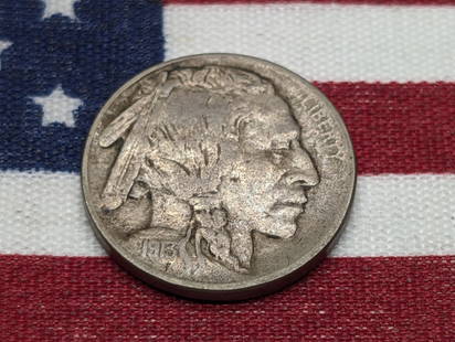 1913 Type 2 Indian Head Buffalo Nickel: 1913 Type 2 Indian Head Buffalo Nickel