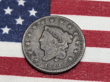 **VG+** 1829 Coronet Head Large Cent