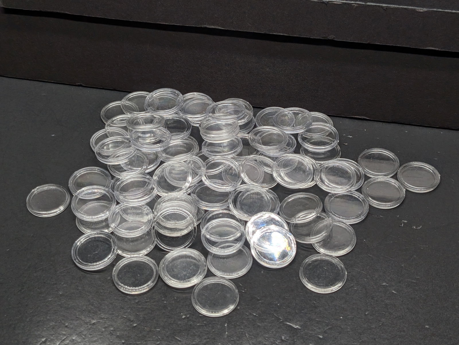 Bag of 70+ *EMPTY* Small Dollar Capsules: Bag of 70+ *EMPTY* Small Dollar Capsules