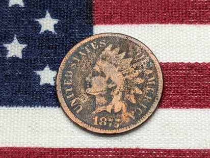 1875 Indian Head Cent: 1875 Indian Head Cent