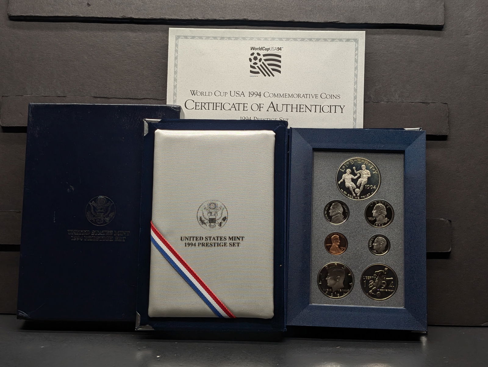 1994-S U.S. Prestige Set in OGP w/ COA - World Cup USA (1 of 5)