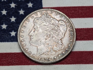1892-P Morgan Silver Dollar