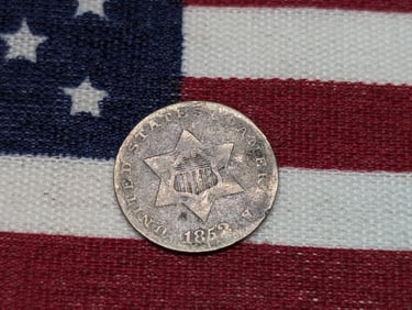 1852 Three Cent Silver Trime
