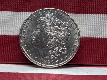 1886 Morgan Silver Dollar