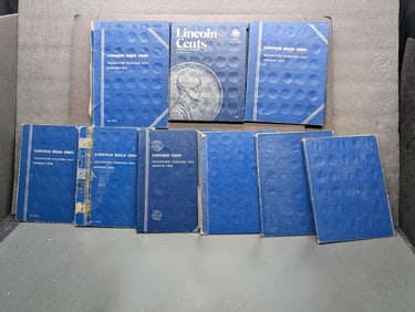 HUGE!! 1919-1981 Lincoln Cent Collection in 9 Broken Albums