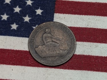 1870 Spain 5 Centimos